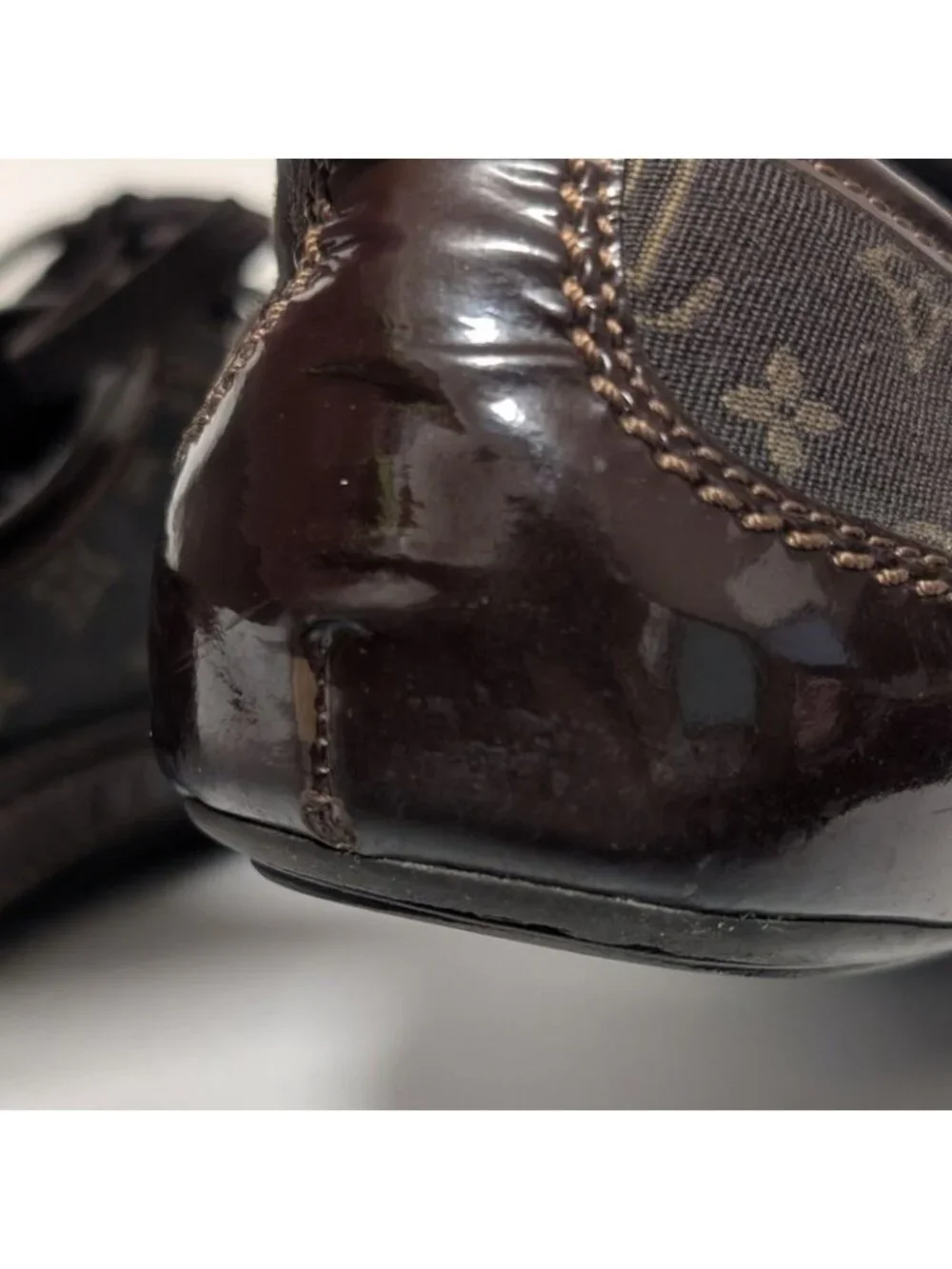 Louis Vuitton Sneakers Monogram Mini Canvas Patent - Picture 8 of 10